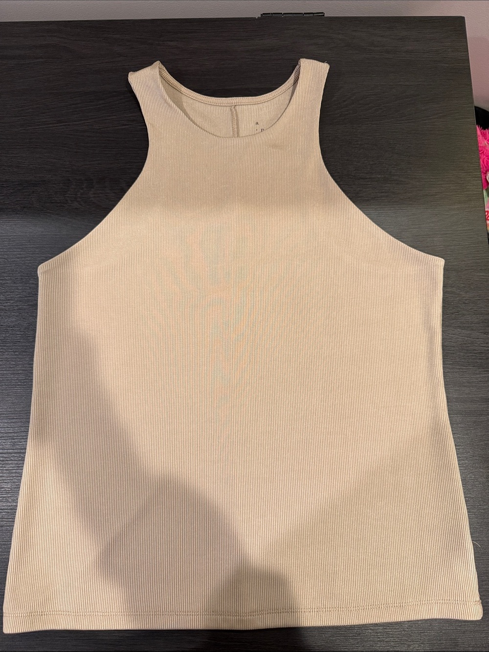 a new day Sleeveless Ribbed Tank Top - beige